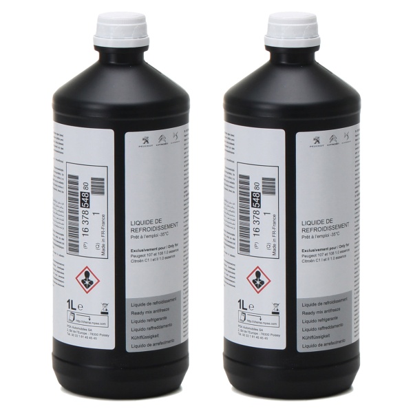 Set 2 Buc Antigel Preparat Oe Peugeot / Citroen Glysantin G70 Rosu 1L 1637854880